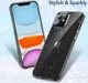 ESR Shimmer Apple iPhone 12 / 12 Pro Hoesje Transparant Glitter afbeelding 8