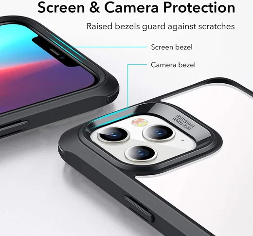 ESR Alliance Tough Apple iPhone 12 Pro Max Hoesje Transparant Zwart afbeelding 9