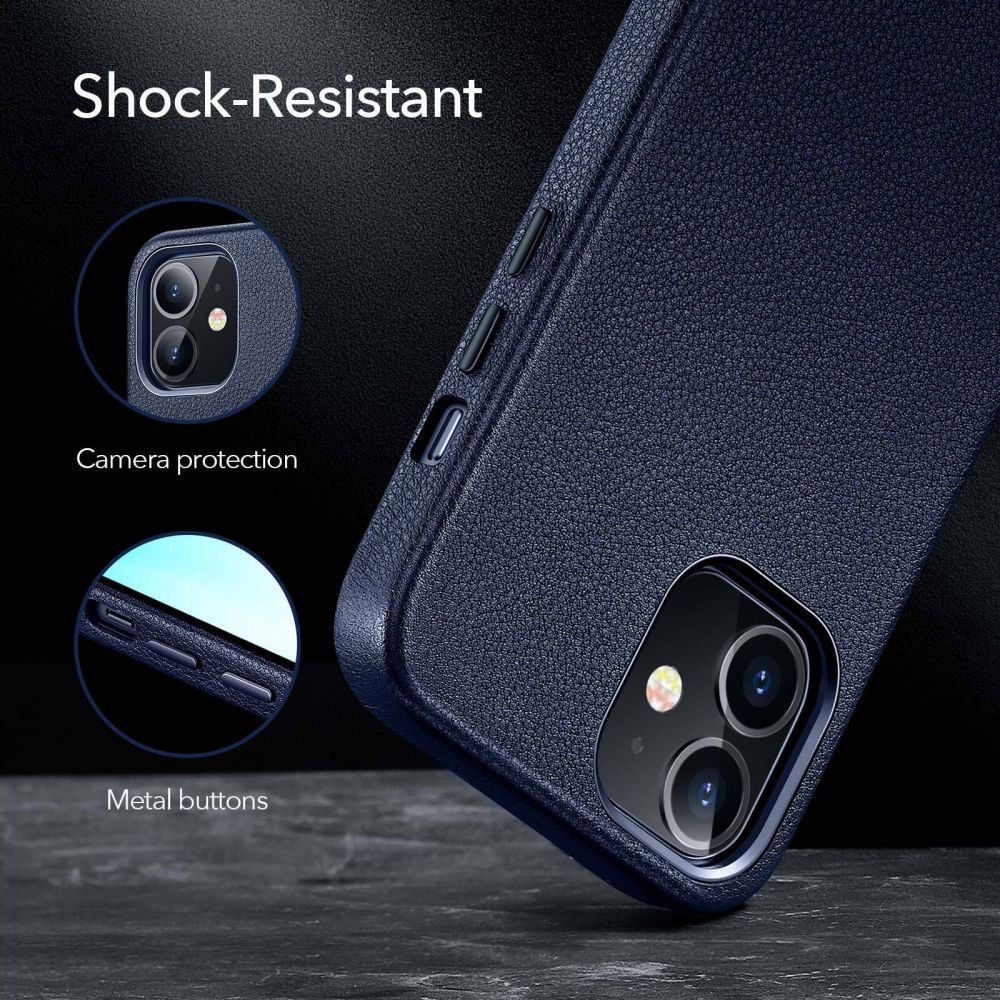 ESR Metro Premium Apple iPhone 12 Mini Hoesje Blauw afbeelding 4