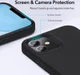 ESR Cloud Apple iPhone 12 Mini Hoesje Siliconen Back Cover Zwart afbeelding 7