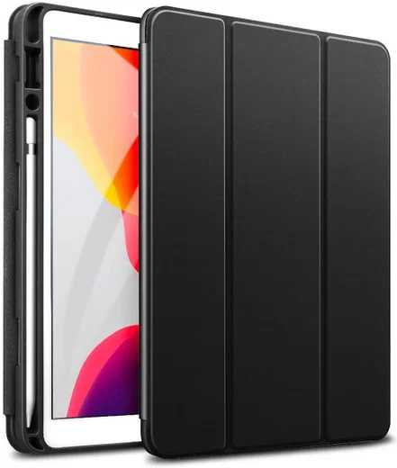 ESR Rebound Pencil Book Case Apple iPad 10.2 2019 / 2020 Hoes Zwart afbeelding 1