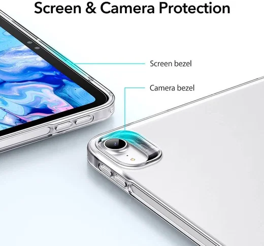 ESR Project Zero iPad Pro 11 2018 / Air 2020 / 2022 Hoes Dun Clear afbeelding 2