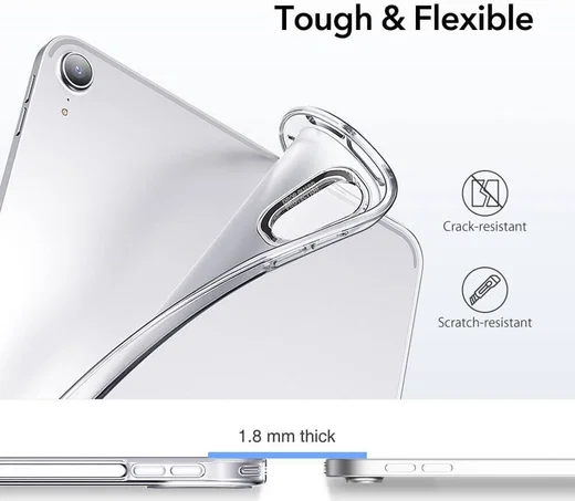 ESR Project Zero iPad Pro 11 2018 / Air 2020 / 2022 Hoes Dun Clear afbeelding 3