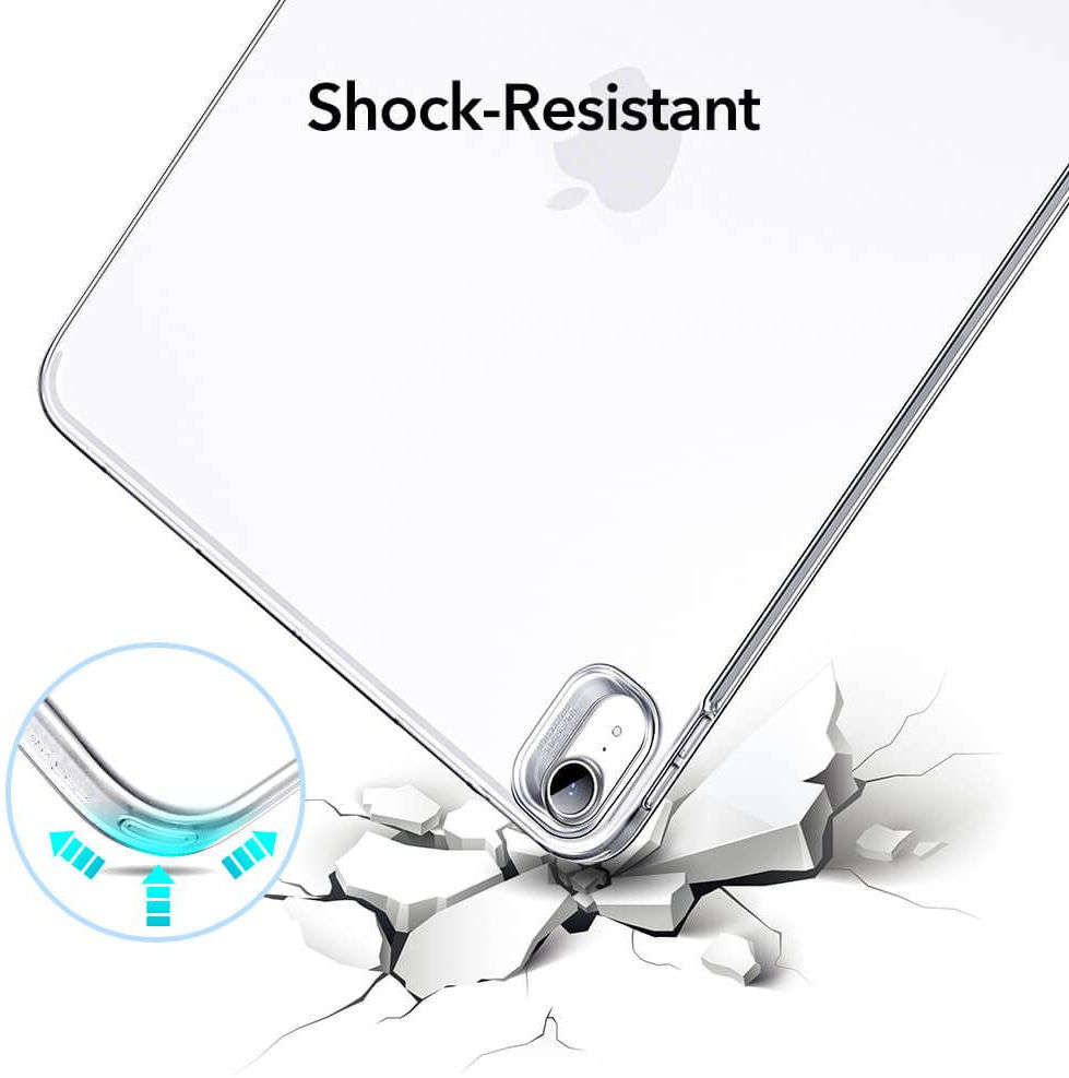 ESR Project Zero iPad Pro 11 2018 / Air 2020 / 2022 Hoes Dun Clear afbeelding 4