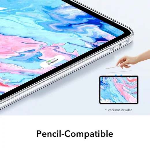 ESR Project Zero iPad Pro 11 2018 / Air 2020 / 2022 Hoes Dun Clear afbeelding 6