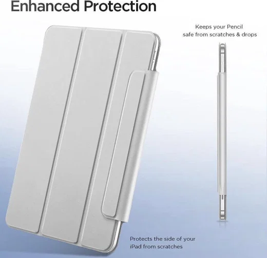 ESR Rebound Magnetic Apple iPad Air 2020 / 2022 Hoes Tri-Fold Grijs afbeelding 4