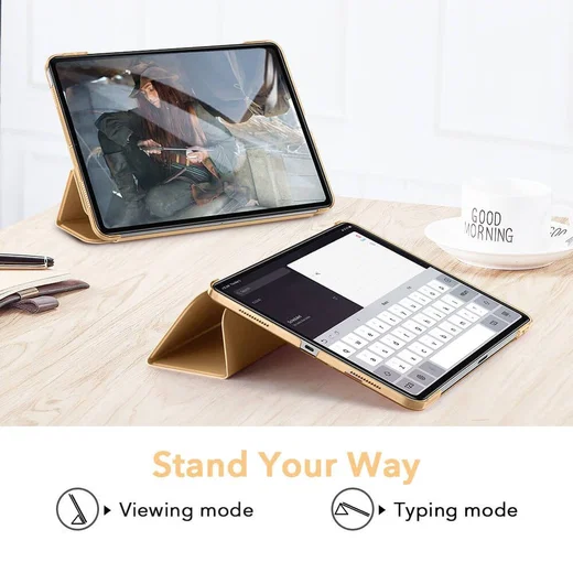 ESR Ascend Apple iPad Air 2020 / 2022 Hoes Tri-Fold Book Case Zwart afbeelding 6