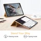 ESR Ascend Apple iPad Air 2020 / 2022 Hoes Tri-Fold Book Case Zwart afbeelding 6