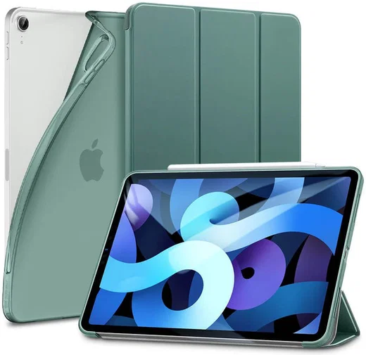 ESR Rebound iPad Air 2020 / 2022 Hoes Tri-Fold Book Case Groen afbeelding 1