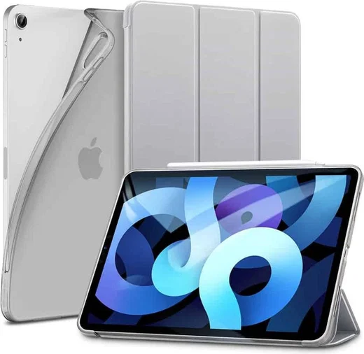 ESR Rebound iPad Air 2020 / 2022 Hoes Tri-Fold Book Case Grijs afbeelding 1