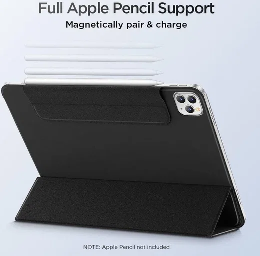 ESR Rebound Magnetic Apple iPad Air 2020 / 2022 Hoes Tri-Fold Zwart afbeelding 8