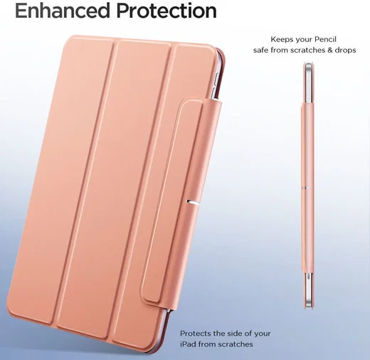 ESR Rebound Magnetic Apple iPad Air 2020 / 2022 Hoes Tri-Fold Zwart afbeelding 9
