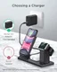 ESR 3-in-1 15W Wireless Charger Station Apple iPhone/AirPods/Watch afbeelding 6