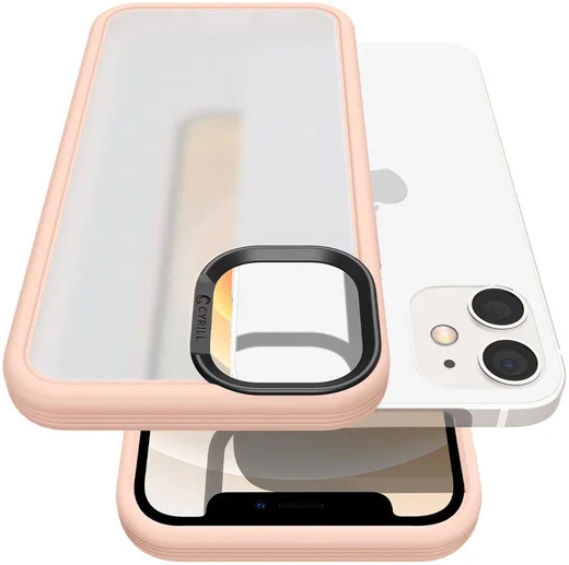 Spigen Cyrill Color Brick Apple iPhone 12 Mini Hoesje Roze afbeelding 4