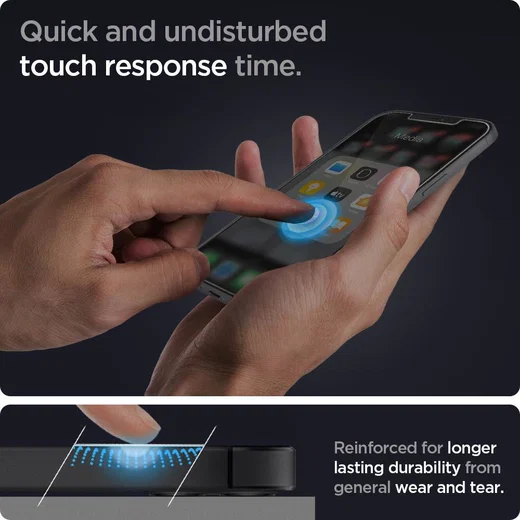 Spigen EZ Fit iPhone 12 Pro Max Privacy Glass Screenprotector (2-Pack) afbeelding 5