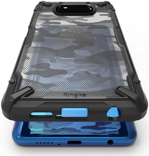 Ringke Fusion X Xiaomi Poco X3 / X3 Pro Hoesje Back Cover Camo Zwart afbeelding 4