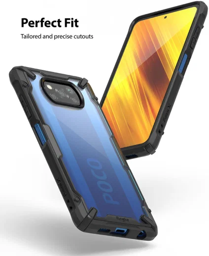 Ringke Fusion X Xiaomi Poco X3 / X3 Pro Hoesje Back Cover Camo Zwart afbeelding 5