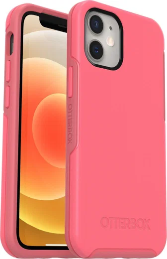 OtterBox Symmetry+ Apple iPhone 12 Mini Hoesje met MagSafe Roze afbeelding 1