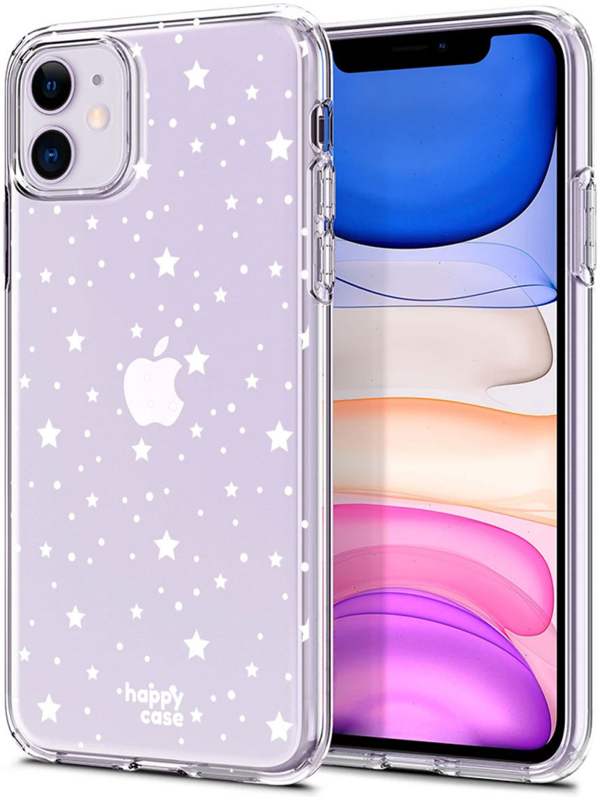 HappyCase Apple iPhone 11 Hoesje Flexibel TPU Sterretjes Print afbeelding 5