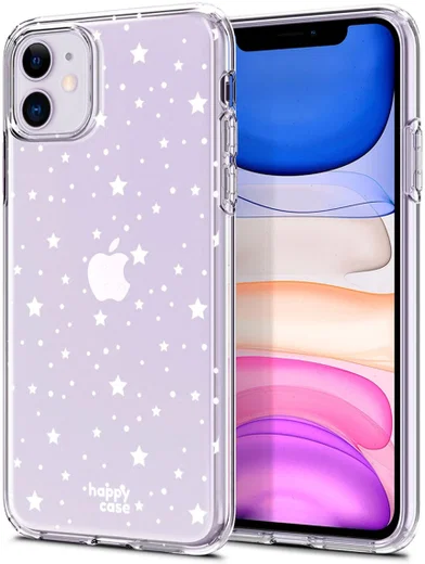 HappyCase Apple iPhone 11 Hoesje Flexibel TPU Sterretjes Print afbeelding 5