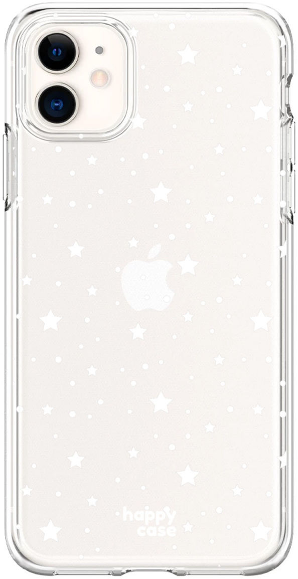 HappyCase Apple iPhone 11 Hoesje Flexibel TPU Sterretjes Print afbeelding 1