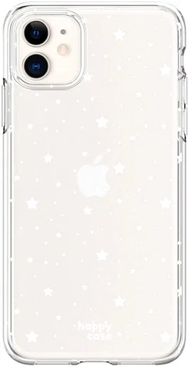 HappyCase Apple iPhone 11 Hoesje Flexibel TPU Sterretjes Print afbeelding 1