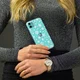 HappyCase Samsung Galaxy A51 Hoesje Flexibel TPU Sneeuwvlokken Print afbeelding 5