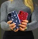 HappyCase Samsung Galaxy A51 Hoesje Flexibel TPU Sneeuwvlokken Print afbeelding 6