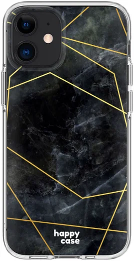 HappyCase Apple iPhone 12 Mini Hoesje Flexibel TPU Zwart Marmer Print afbeelding 9