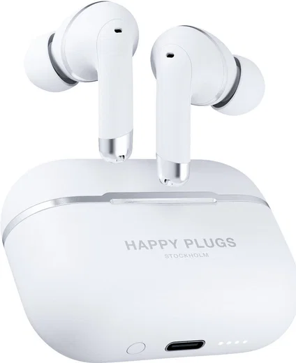 Happy Plugs Air 1 Draadloze In-Ear Oordopjes Noise Cancelling Wit afbeelding 5