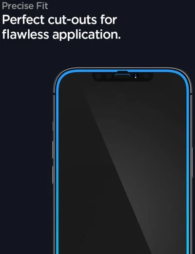 Spigen GLAS.tR Slim Apple iPhone 12 Pro Max Tempered Glass Zwart afbeelding 2