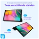 Samsung Galaxy Tab A 10.1 (2019) Hoesje Tri-Fold Zwart afbeelding 7