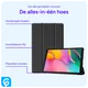 Samsung Galaxy Tab A 10.1 (2019) Hoesje Tri-Fold Zwart afbeelding 3