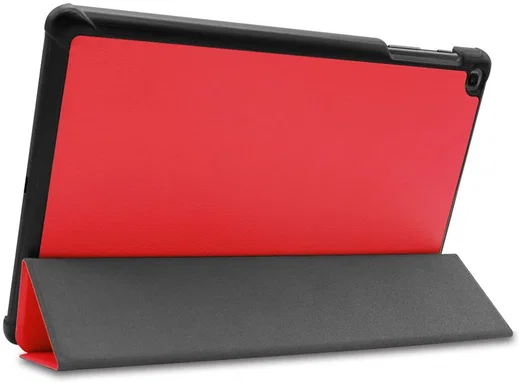 Samsung Galaxy Tab A 10.1 (2019) Tri-Fold Flip Case Rood afbeelding 5