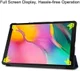 Samsung Galaxy Tab A 10.1 (2019) Tri-fold Hoes Donker Blauw afbeelding 6