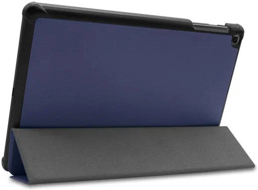 Samsung Galaxy Tab A 10.1 (2019) Tri-fold Hoes Donker Blauw afbeelding 3