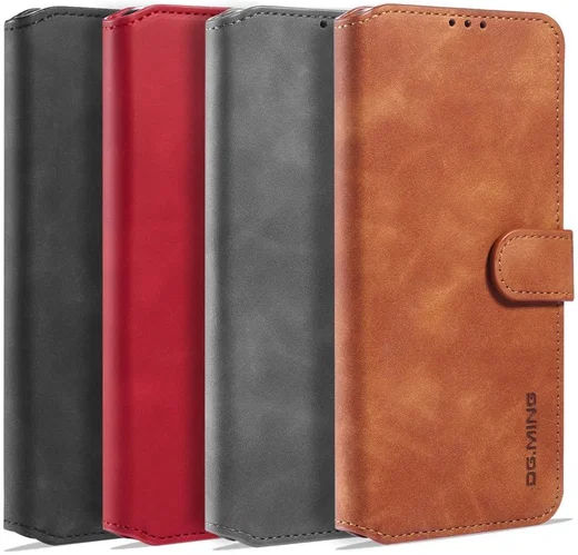 DG Ming Samsung Galaxy M31s Retro Portemonnee Hoesje Zwart afbeelding 10
