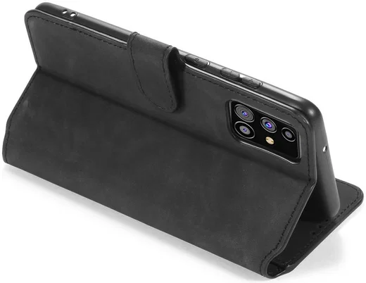 DG Ming Samsung Galaxy M31s Retro Portemonnee Hoesje Zwart afbeelding 5