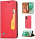 Xiaomi Mi 10T/10T Pro 5G Lederen Wallet Stand Hoesje Rood afbeelding 3