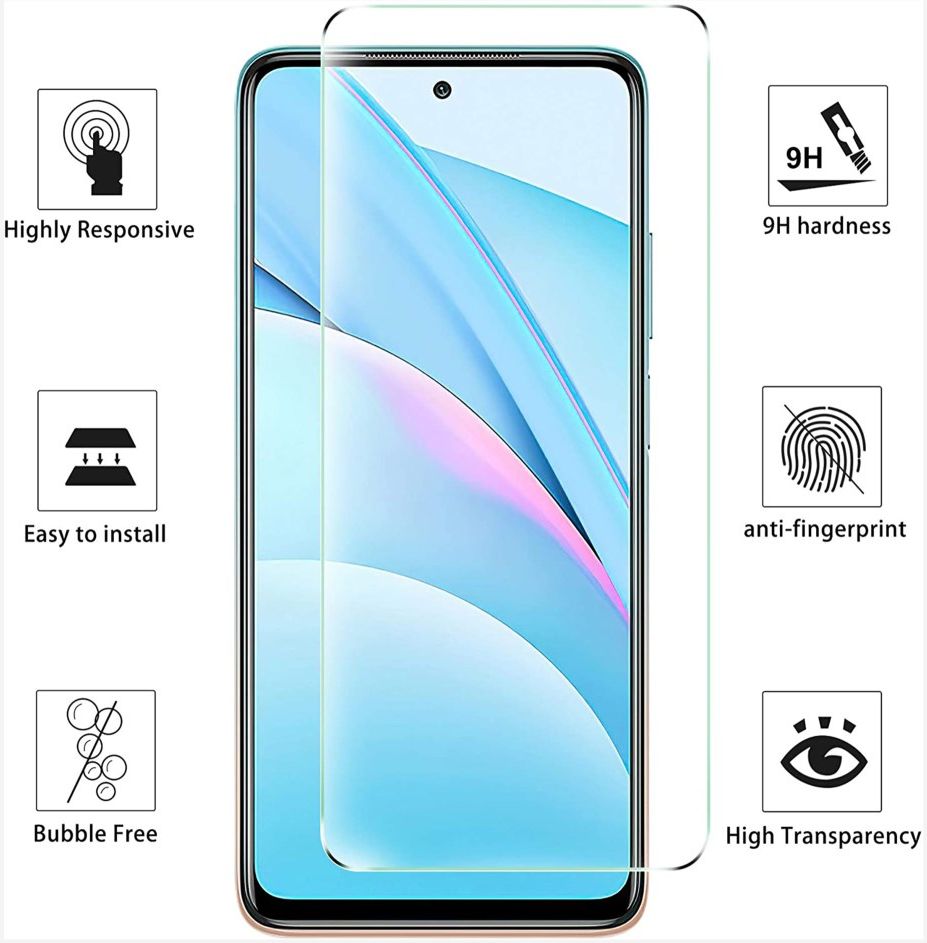 Xiaomi Mi 10T Lite 5G Soft Case + Screen Protector Transparant afbeelding 2