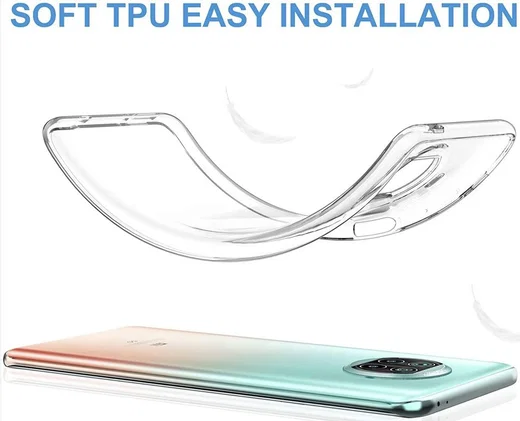 Xiaomi Mi 10T Lite 5G Soft Case + Screen Protector Transparant afbeelding 6