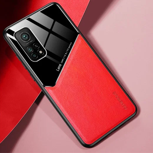 Generous Xiaomi Mi 10T (Pro) Magnetisch Hybride Back Cover Rood afbeelding 2