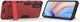 Oppo Reno 4 5G Hoesje Shock Proof Back Cover Met Kickstand Rood afbeelding 4