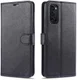 AZNS Oppo Reno 4 5G Portemonnee Stand Hoesje Zwart afbeelding 1
