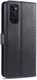 AZNS Oppo Reno 4 5G Portemonnee Stand Hoesje Zwart afbeelding 3