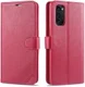AZNS Oppo Reno 4 5G Portemonnee Stand Hoesje Rood afbeelding 1
