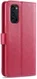 AZNS Oppo Reno 4 5G Portemonnee Stand Hoesje Rood afbeelding 3