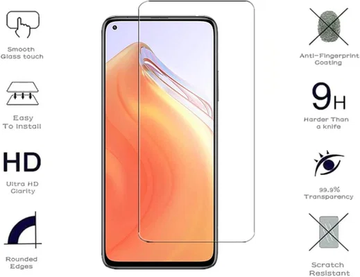Xiaomi Mi 10T Lite 5G 0.3mm Arc Edge Tempered Glass Screenprotector afbeelding 2