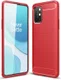 OnePlus 8T Hoesje Geborsteld TPU Flexibele Back Cover Rood afbeelding 4