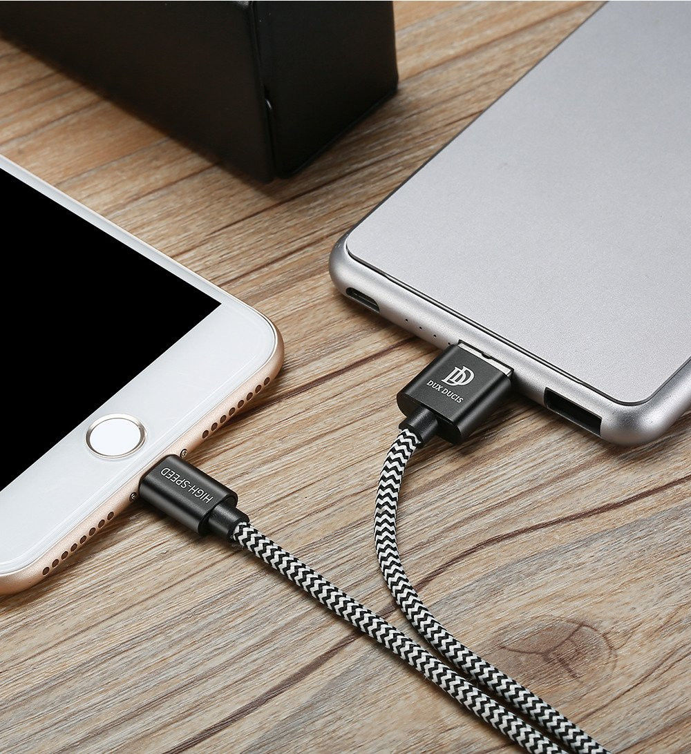 Dux Ducis Fast Charging 2.1A Lightning Oplaad Kabel 2 Meter afbeelding 8